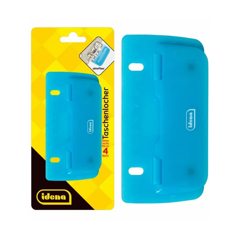 Idena· Taschenlocher Pocket Punch · schwarz