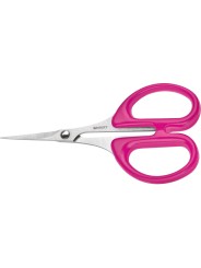 Silhouettenschere 10,4 cm · Pink · Rostfreie Edelstahlklingen · Ergonomischer Kunststoffgriff · Abgerundete Spitze · Für filigra