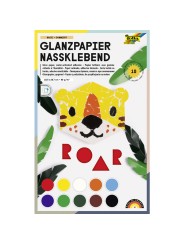 folia Glanzpapier / Buntpapier · gummiert · DIN A4 · 10 Blatt