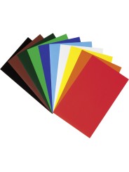 folia Glanzpapier / Buntpapier · gummiert · DIN A4 · 10 Blatt