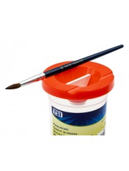 TSI Pinselbecher · rot oder blau · 1 Stück (Farbe ZUFÄLLIG)