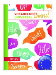 Roth Vokabelheft universal · DIN A5 · Lineatur 53 (2 Spalten) · mit Folienumschlag