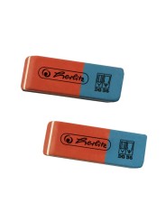 herlitz Radierer BR 4 · blau/rot · 2 Stück