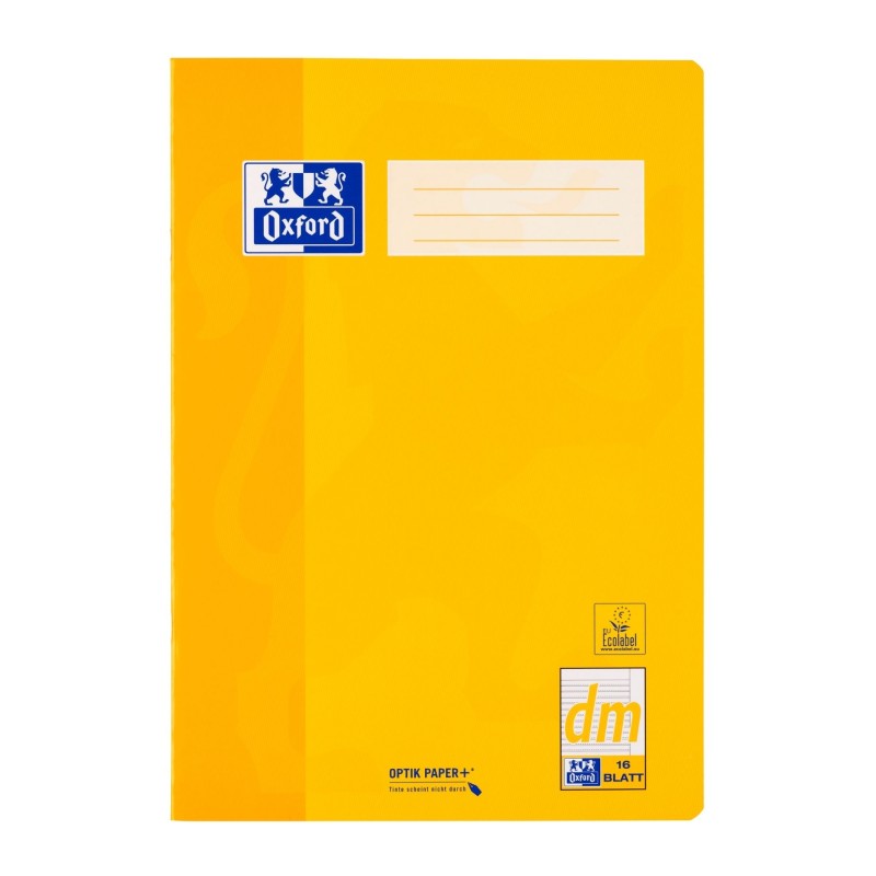 Oxford Schulheft A4 · Lineatur dm · 90 g/m²  · 16 Blatt
