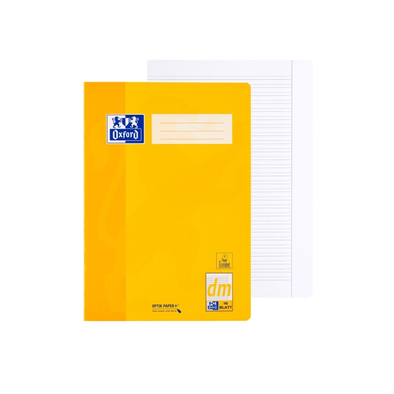 Oxford Schulheft A4 · Lineatur dm · 90 g/m²  · 16 Blatt