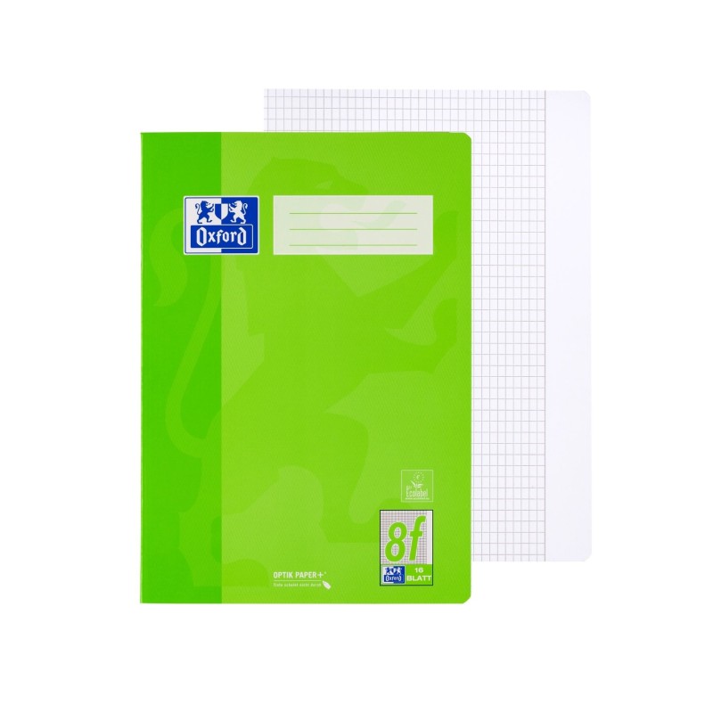Oxford Schulheft A4 · Lineatur 8f · 90 g/m² · 16 Blatt