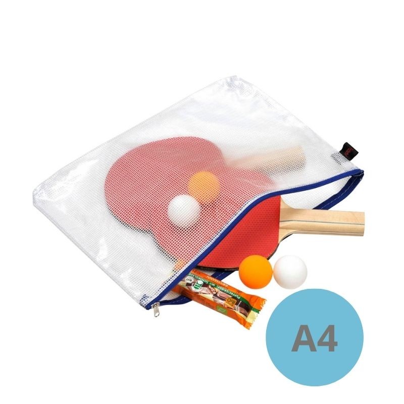 Q-CONNECT Reißverschlusstasche · Zippertasche ·  A4 · transparent