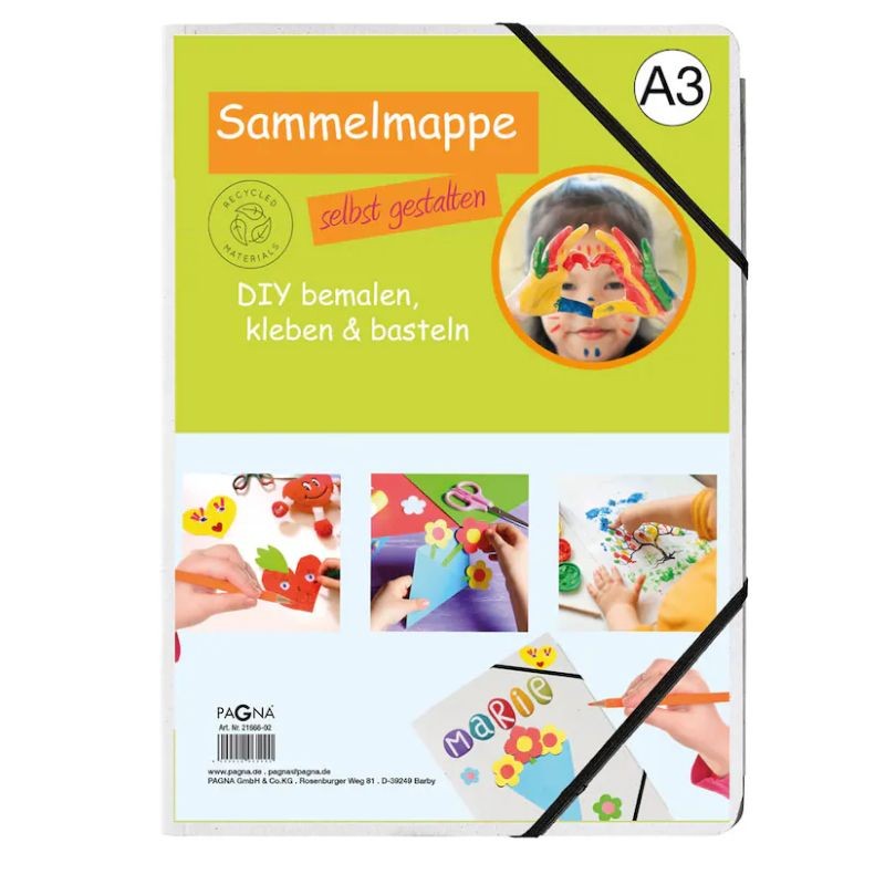 PAGNA Sammelmappe · A3 · Karton · hellgrau