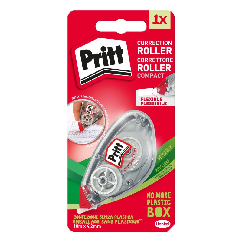 Pritt Korrektur Roller Compact Flexr · 10 m x 4,2 mm