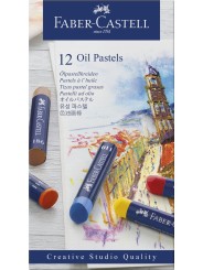 Faber Castell Ölpastellkreiden · Kartonetui · 12 Farben