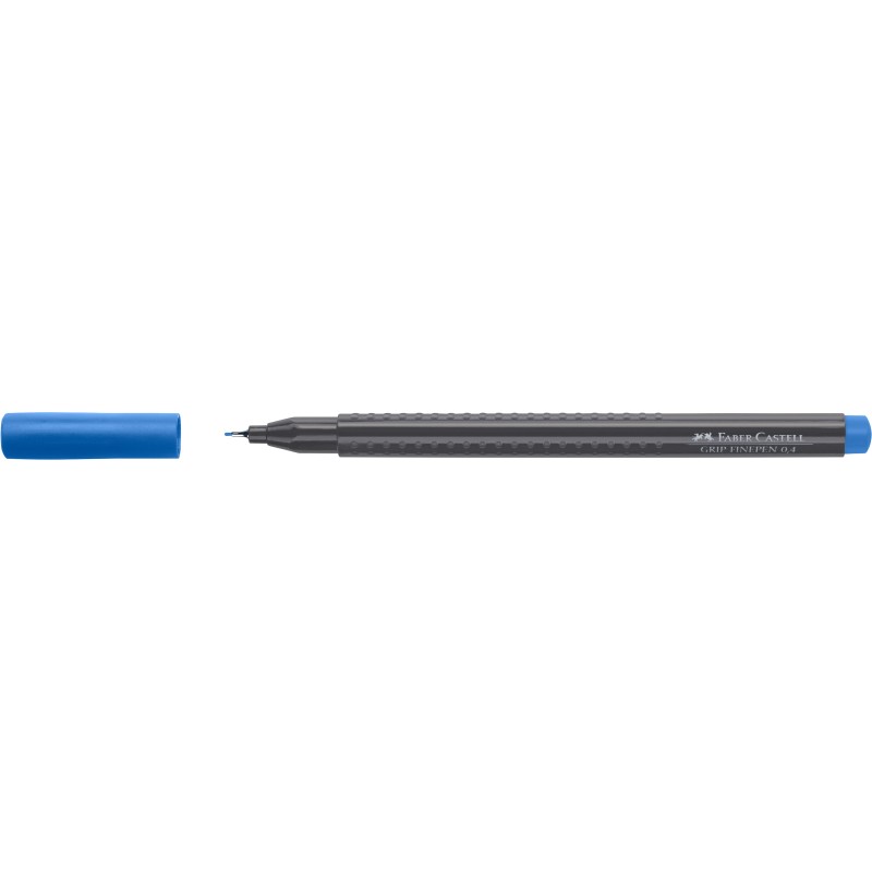Faber Castell Fineliner Finepen Grip · blau