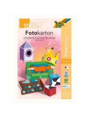 Folia Fotokartonblock A4+ · 22 x 33 cm · 10 Farben