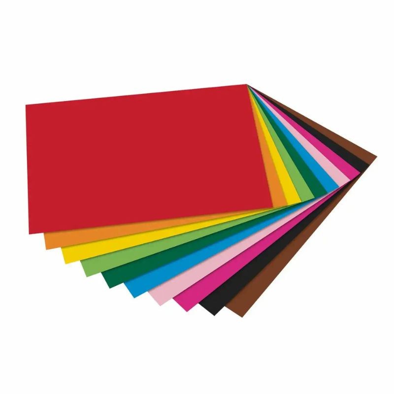 Folia Fotokartonblock A4+ · 22 x 33 cm · 10 Farben