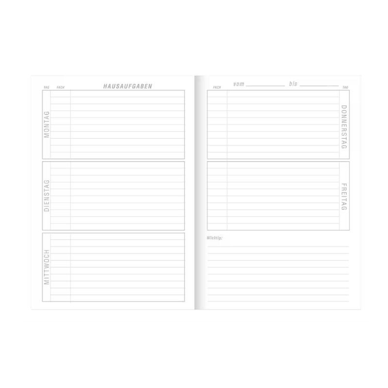 Staufen Hausaufgabenheft Style · DIN A5 · 48 Blatt