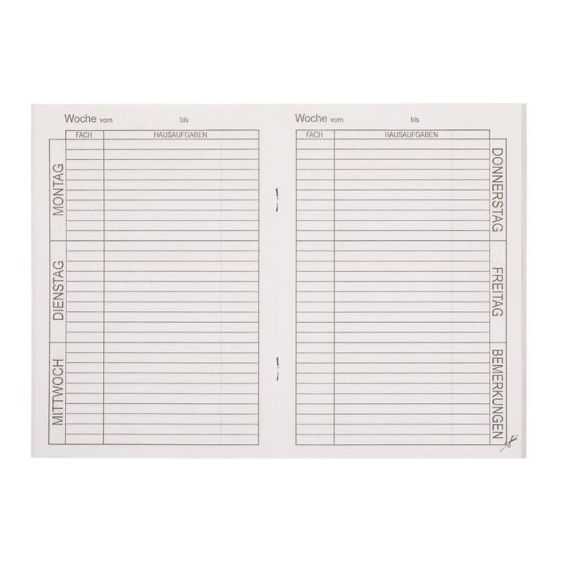 LANDRÉ Hausaufgabenheft · DIN A5 · 48 Blatt