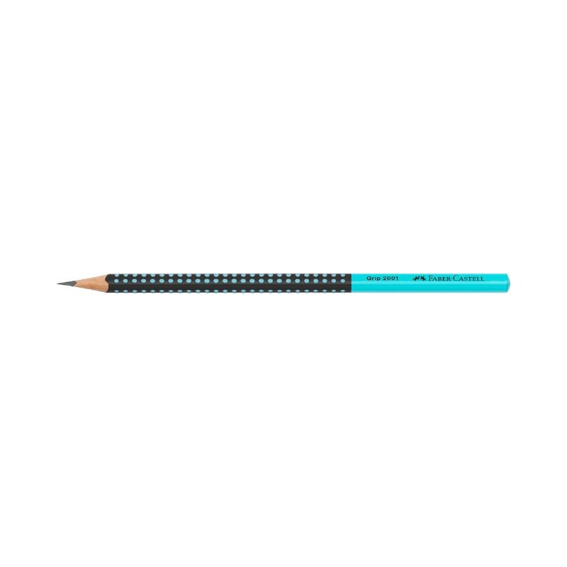 Bleistift HB · GRIP 2001 Two Tone · Ergonomische Dreikantform · Soft-Grip-Zone mit Noppen · Bruchfeste 2 mm Mine · Wasserbasiert