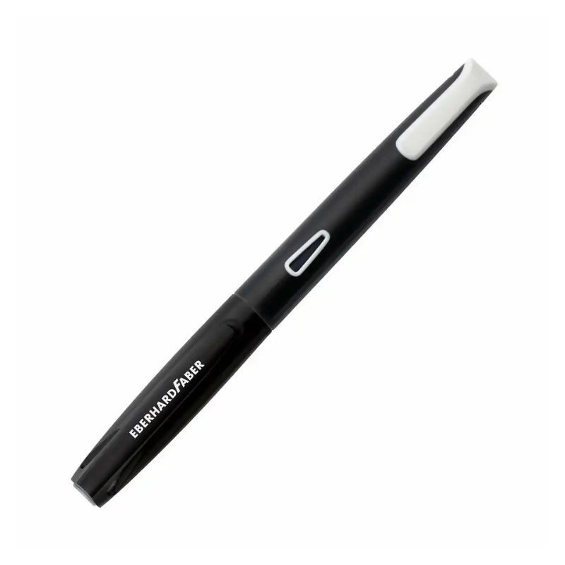 EBERHARD FABER Füller Set NXT · Füller Feder M · Tintenlöscher · 2 Patronen · schwarz/weiß