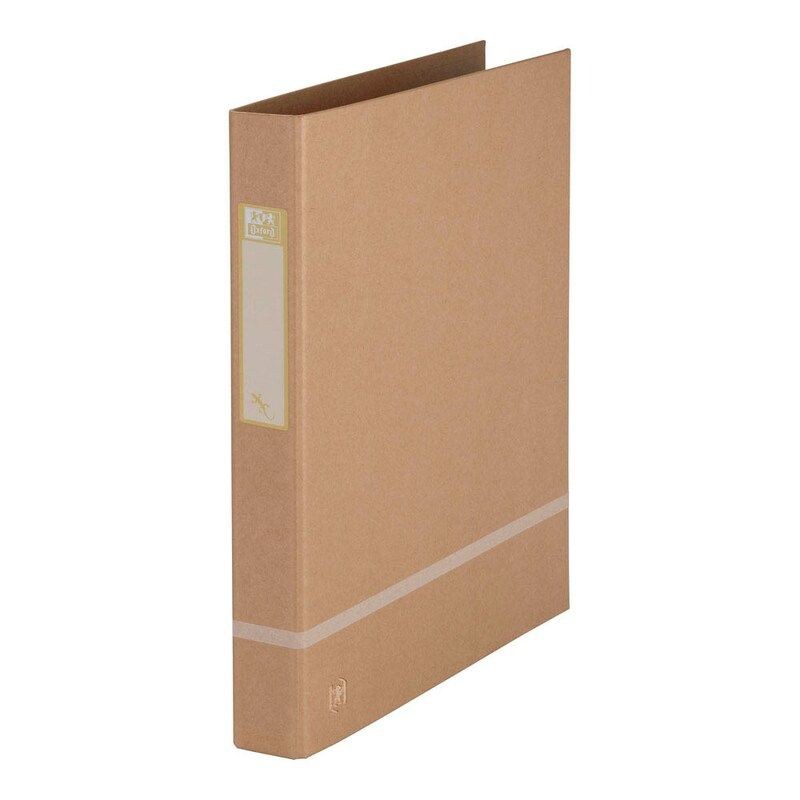 Oxford Ringbuch Touareg A4 • 35 mm • beige • 2 D-Ringe • nachhaltig