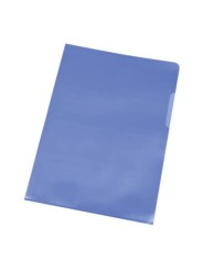 Q-Connect Aktenhülle A4 · blau-transparent ·10 Stück