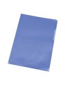 Q-Connect Aktenhülle A4 · blau-transparent ·10 Stück