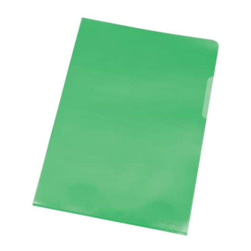 Q-Connect Aktenhülle A4 · grün-transparent ·10 Stück