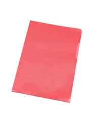 Q-Connect Aktenhülle A4 · rot-transparent ·10 Stück