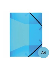Idena Jurismappe · Sammelmappe · A4 · PP-Kunststoff · hellblau-transluzent
