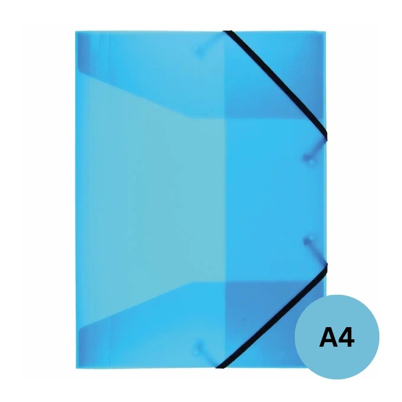 Idena Jurismappe · Sammelmappe · A4 · PP-Kunststoff · hellblau-transluzent