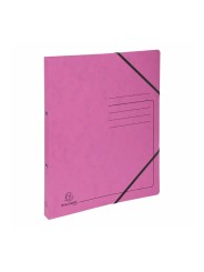 Ringhefter DIN A4 · Rosa · 2 Ringe (Ø 15 mm) · Für bis zu 140 Blatt · Colorspan-Karton 355 g/m² · Mit Eckspanngummis · FSC®-zert