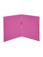 Ringhefter DIN A4 · Rosa · 2 Ringe (Ø 15 mm) · Für bis zu 140 Blatt · Colorspan-Karton 355 g/m² · Mit Eckspanngummis · FSC®-zert