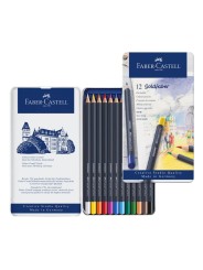 Faber-Castell Aquarell-Buntstifte Goldfaber · Metalletui mit 12 Stiften