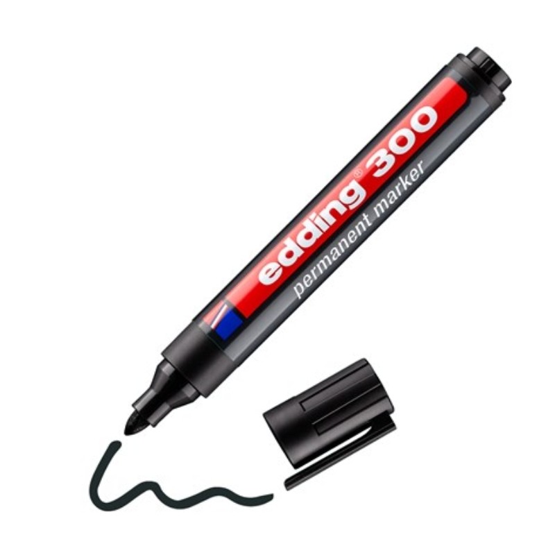 Edding Permanentmarker 300 · 1,5 - 3 mm · schwarz