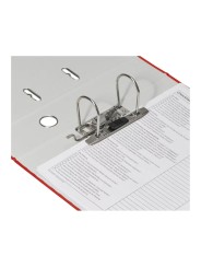Ordner DIN A4 · Rückenbreite 7,5 cm · PP-Folie außen · Hebelmechanik mit Druckniederhalter · Sichttasche mit Rückenschild · Grif