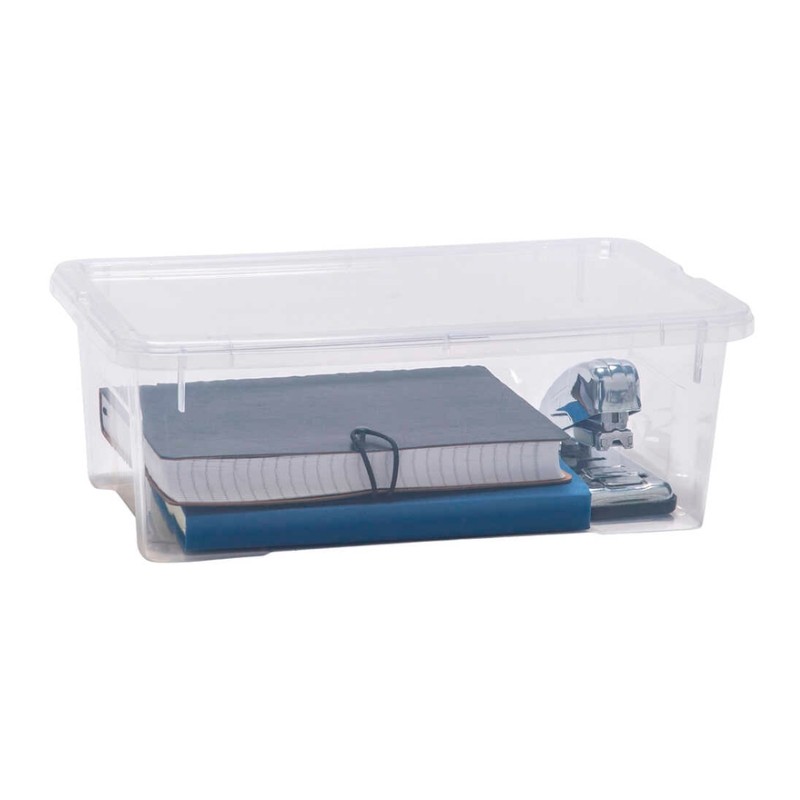 PAPERFLOW VIEW Aufbewahrungsbox mit Deckel · 5,0 l · transparent · 32,5 x 19,5 x 11,0 cm