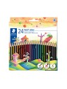 STAEDTLER® Buntstifte Noris® colour 185 C24 · 3 mm · Kartonetui mit 24 Farben