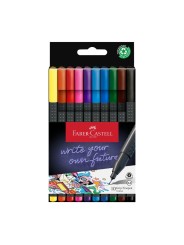 Faber Castell Finepen Grip · Fineliner · 10 Farben
