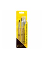 Idena Pinselset 6-teilig · Flach - & Haarpinsel