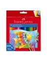 Faber-Castell Aquarell-Buntstifte · Kartonetui mit 24 Stiften und Pinsel