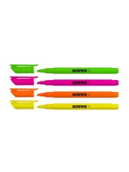 Kores schmale Textmarker · Set mit 4 Stiften