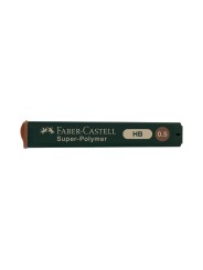 Faber-Castell Feinmine SUPER POLYMER Stärke: 0,5 mm · Härtegrad: HB · 12 Stück