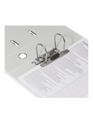 Ordner DIN A4 · Rückenbreite 7,5 cm · PP-Folie außen · Hebelmechanik mit Druckniederhalter · Sichttasche mit Rückenschild · Grif