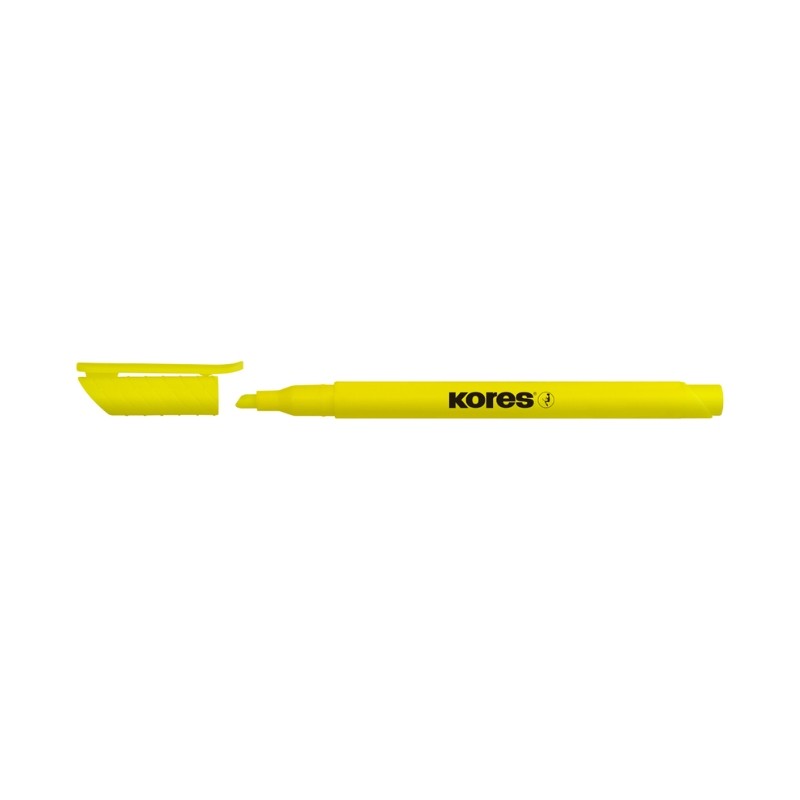 Kores schmaler Textmarker ·gelb