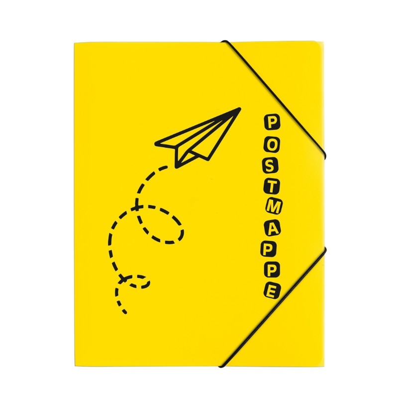 Pagna Postmappe ·  DIN A4 · Kunststoff · gelb · Flieger