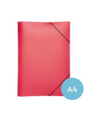 Jurismappe / Sammelmappe  zur sicheren Aufbewahrung von Dokumenten und losen Blättern im Format bis DIN A4 · DIN A4 · PP · rot
