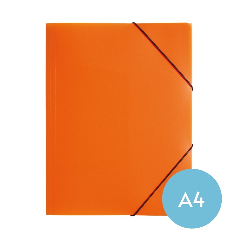 Jurismappe / Sammelmappe  zur sicheren Aufbewahrung von Dokumenten und losen Blättern im Format bis DIN A4 · DIN A4 · PP · orang