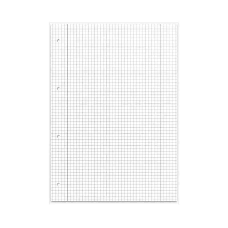 Idena Schulblock · A4 · 50 Blatt · Lineatur 28 · kariert · Doppelrand