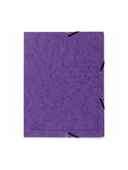 exaclair Sammelmappe Colorspan · mit Gummizug · DIN A4 · lila