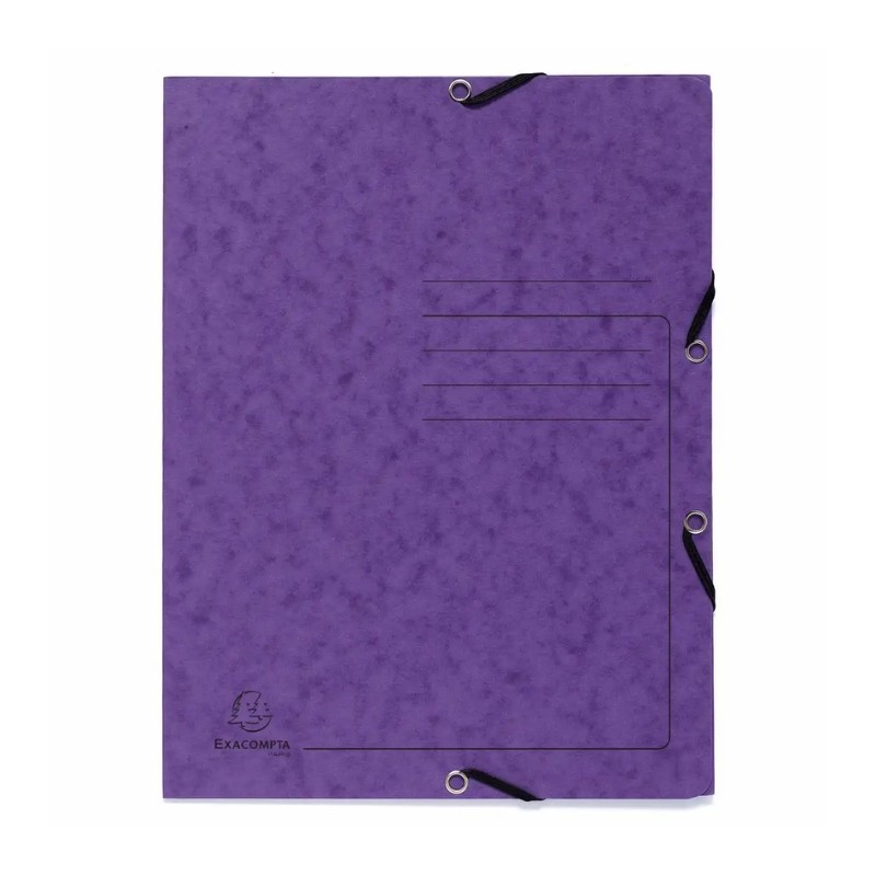 exaclair Sammelmappe Colorspan · mit Gummizug · DIN A4 · lila
