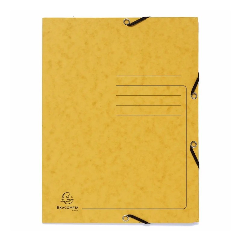 exaclair Sammelmappe Colorspan · mit Gummizug · DIN A4 · gelb