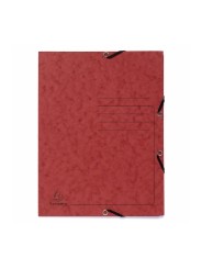 exaclair Sammelmappe Colorspan · mit Gummizug · DIN A4 · rot